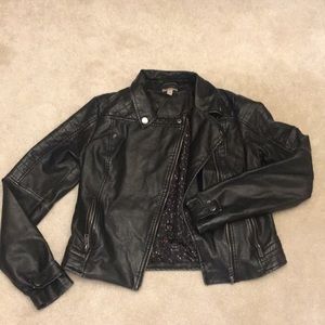 Aeropostale Cape Juby Faux Leather Jacket